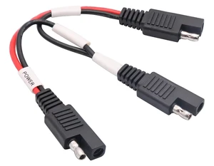 SAE Y Splitter Adapter Cable 18AWG SAE 2-Way Adapter,1 to 2 SAE Y Splitter SAE DC Power Automotive Connector Extension Cable for Solar Panel Charging(20cm/Red Black-White) SAE Y Splitter Adapter Cable 18AWG SAE 2-Way Adapter,1 to 2 SAE Y Splitter SAE DC Power Automotive Connector Extension Cable for Solar Panel Charging(20cm/Red Black-White)