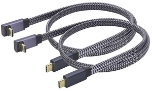 2Pack Up&Down Angle USB C 3.1 Gen 2 Cable 90 Degree USB 3.1 Type C Male to Male Extension Cable Fast Charging Compatible for Google Pixel 4 3 XL,Samsung Galaxy Note 10 S20,MacBook(0.6M-M/M) 2Pack Up&Down Angle USB C 3.1 Gen 2 Cable 90 Degree USB 3.1 Type C Male to Male Extension Cable Fast Charging Compatible for Google Pixel 4 3 XL,Samsung Galaxy Note 10 S20,MacBook(0.6M-M/M)