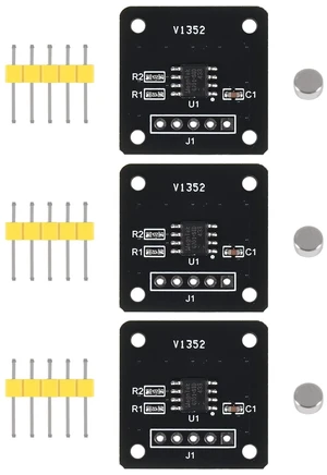 3PCS MT6701 Magnetic Encoder Magnetic Induction Angle Measurement Sensor Module 14bit High Precision Replacement AS5600 3PCS MT6701 Magnetic Encoder Magnetic Induction Angle Measurement Sensor Module 14bit High Precision Replacement AS5600