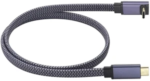 Up&Down Angle 3.1 USB C to USB C Flat Short Cable,90 Degree 10Gbps Tpye C USB 3.1 Gen2 Male to Male Charging,Data,Audio,Video Extender Cord for Tablet, Phone and More Type-C Devices(0.6M-M/M) Up&Down Angle 3.1 USB C to USB C Flat Short Cable,90 Degree 10Gbps Tpye C USB 3.1 Gen2 Male to Male Charging,Data,Audio,Video Extender Cord for Tablet, Phone and More Type-C Devices(0.6M-M/M)