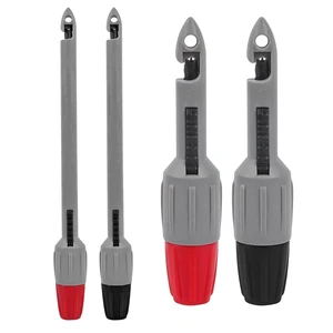 4pcs Wire Piercing Probe Kit,Insulation Piercing Clip Set for Multimeter Voltage Testing Detect Automobile Electrical Circuit (4mm Short+2mm Long) 4pcs Wire Piercing Probe Kit,Insulation Piercing Clip Set for Multimeter Voltage Testing Detect Automobile Electrical Circuit (4mm Short+2mm Long)