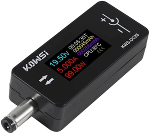 1PCS DC Voltage Tester DC Power Meter Power Tester with 0.96in TFT Display 4-30V 0-12A Two-Way Measurement Voltage Current Digital TesterKWS-DC28 1PCS DC Voltage Tester DC Power Meter Power Tester with 0.96in TFT Display 4-30V 0-12A Two-Way Measurement Voltage Current Digital TesterKWS-DC28