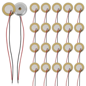 20PCS Piezo Disc, 20mm Piezo Disc Transducer Contact Microphone Trigger Sound Sensor with Wires for Acoustic Instrument,piezoelectric sensor Mic Drum Trigger Acoustic Pickup CBG Guitar 20PCS Piezo Disc, 20mm Piezo Disc Transducer Contact Microphone Trigger Sound Sensor with Wires for Acoustic Instrument,piezoelectric sensor Mic Drum Trigger Acoustic Pickup CBG Guitar