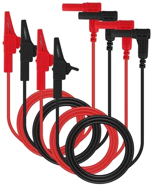 4PCS 4mm Banana Plug to Alligator Clip Heavy Duty Jumper Wires with Insulated Clamps for Multimeter & Voltmeter 3-Foot 4PCS 4mm Banana Plug to Alligator Clip Heavy Duty Jumper Wires with Insulated Clamps for Multimeter & Voltmeter 3-Foot