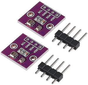 2PCS AHT20+BMP280 2 in 1 Temperature Humidity Air Pressure Module High-Precision Digital Temperature and Air Pressure Sensor 2PCS AHT20+BMP280 2 in 1 Temperature Humidity Air Pressure Module High-Precision Digital Temperature and Air Pressure Sensor