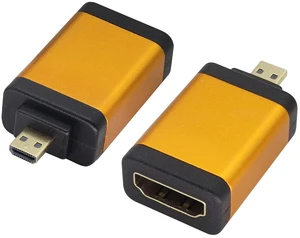Micro HDMI to HDMI Adapter,(Type-D) Micro HDMI Male to HDMI Female Coupler for 4K 60Hz Micro HDMI Port Connector Devices for Camera,Laptop,Tablet,HDTV,Projector(2-Pack/Orange) Micro HDMI to HDMI Adapter,(Type-D) Micro HDMI Male to HDMI Female Coupler for 4K 60Hz Micro HDMI Port Connector Devices for Camera,Laptop,Tablet,HDTV,Projector(2-Pack/Orange)