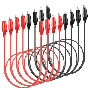4PCS Alligator Clips Electrical 40 Inches,Double-Ended Jumper Wires with Alligator Clips for Electrical Testing, Circuit Connection, Electronic Experiments 4PCS Alligator Clips Electrical 40 Inches,Double-Ended Jumper Wires with Alligator Clips for Electrical Testing, Circuit Connection, Electronic Experiments