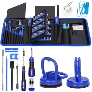 Precision Screwdriver Set 191-Piece + 2-Piece Suction Cups Bundle, LCD Screen Remover for Computer, iPhone, Laptop, Cell Phone, Macbook, PS4/5, Tablet and Electronics Repair Precision Screwdriver Set 191-Piece + 2-Piece Suction Cups Bundle, LCD Screen Remover for Computer, iPhone, Laptop, Cell Phone, Macbook, PS4/5, Tablet and Electronics Repair