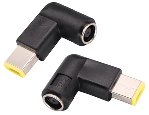 90 Degree Tip Adapter Right Angle 7.9mm x 5.5mm to Slim Square tip Power Converter Cable Adapter for Leonvo ThinkPad T440,T540p,X1 Carbon, X240 Dongle Laptop, Standard Power Connector(2 Pack) 90 Degree Tip Adapter Right Angle 7.9mm x 5.5mm to Slim Square tip Power Converter Cable Adapter for Leonvo ThinkPad T440,T540p,X1 Carbon, X240 Dongle Laptop, Standard Power Connector(2 Pack)