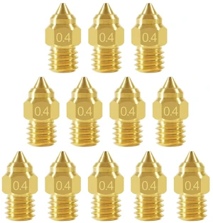 12pcs CR-6 SE MK Brass Nozzle 0.4mm Upgrade for Ender-3 Serise/Ender-5 Series/Ender 3 Neo Seriesfor Sprite Extruder Nozzle/Ender 3 S1/Pro/Ender 3/V2/Pro/Max/CR-6 SE/MAX Nozzle 12pcs CR-6 SE MK Brass Nozzle 0.4mm Upgrade for Ender-3 Serise/Ender-5 Series/Ender 3 Neo Seriesfor Sprite Extruder Nozzle/Ender 3 S1/Pro/Ender 3/V2/Pro/Max/CR-6 SE/MAX Nozzle