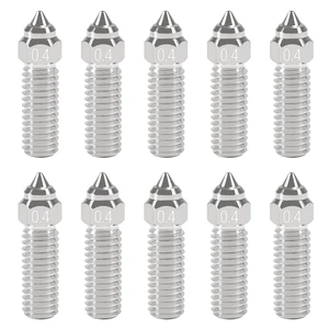 10PCS Nickel Plating Copper Alloy Nozzles Kit, 3D Printer High Temperature and Wear Resistance 0.4mm Nozzles Nozzles Kit for K1, K1 Max 10PCS Nickel Plating Copper Alloy Nozzles Kit, 3D Printer High Temperature and Wear Resistance 0.4mm Nozzles Nozzles Kit for K1, K1 Max