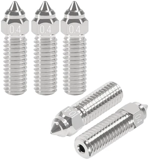 5PCS Nickel Plating Copper Alloy K1 Nozzles Kit, 3D Printer High Temperature and Wear Resistance 0.4mm Nozzles Nozzles Kit for K1, K1 Max 5PCS Nickel Plating Copper Alloy K1 Nozzles Kit, 3D Printer High Temperature and Wear Resistance 0.4mm Nozzles Nozzles Kit for K1, K1 Max