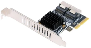 PCIE 4.0 4X to Dual SFF8087 SATA 3.0 6Gbps 8 Ports Drive Expansion Adapter Card PCIE 4.0 4X to Dual SFF8087 SATA 3.0 6Gbps 8 Ports Drive Expansion Adapter Card
