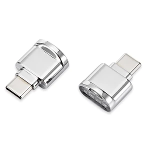 2pcs USB 2.0 Type C USB-C to Micro SD SDXC TF Card Reader Adapter for Cell Phone 2pcs USB 2.0 Type C USB-C to Micro SD SDXC TF Card Reader Adapter for Cell Phone