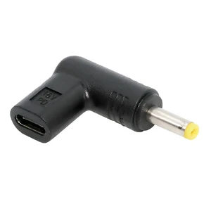 90 Degree Angled USB-C Female to DC 15V 4.0x1.7mm Plug PD Trigger Emulator Adapter 90 Degree Angled USB-C Female to DC 15V 4.0x1.7mm Plug PD Trigger Emulator Adapter