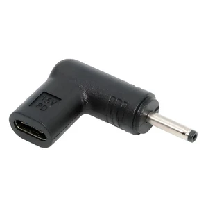 90 Degree Angled USB-C Female to DC 15V 3.0x1.1mm Plug PD Trigger Emulator Adapter 90 Degree Angled USB-C Female to DC 15V 3.0x1.1mm Plug PD Trigger Emulator Adapter