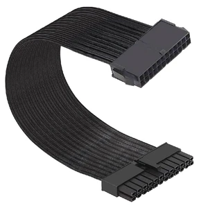 ATX3.0 Power Cable 24Pin to 24Pin Male to Female Extension with Sleeve for Mainboard Motherboard Desktops PC Supply 1ft ATX3.0 Power Cable 24Pin to 24Pin Male to Female Extension with Sleeve for Mainboard Motherboard Desktops PC Supply 1ft