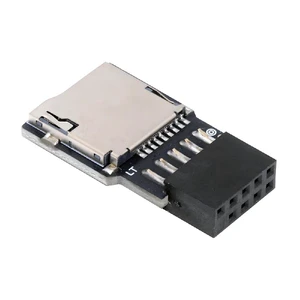 USB 2.0 9Pin 10Pin Motherboard Header Male Connector to Micro-SD TF DOM Card Reader Writer for NAS Desktop USB 2.0 9Pin 10Pin Motherboard Header Male Connector to Micro-SD TF DOM Card Reader Writer for NAS Desktop