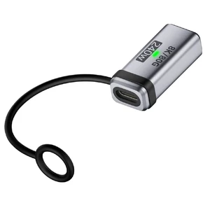 240W USB5.0 80Gbps Extension Adapter Female to Female Angled with Lanyard Keychain 16K 8K 5K Compatible with USB4.0 Thunderbolt3/4/5 240W USB5.0 80Gbps Extension Adapter Female to Female Angled with Lanyard Keychain 16K 8K 5K Compatible with USB4.0 Thunderbolt3/4/5