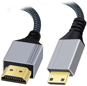 4K 60hz HDMI 2.0 Male to Mini HDMI Type-C Male Cable with Sleeve Straight Connector for HDTV Computer Laptop Monitor 100CM 4K 60hz HDMI 2.0 Male to Mini HDMI Type-C Male Cable with Sleeve Straight Connector for HDTV Computer Laptop Monitor 100CM