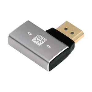 DisplayPort 1.4 to DP Ultra-HD UHD 8K 60hz 4K 144hz Right Angled Male to Female 90 Degree for Video PC Laptop Monitor DisplayPort 1.4 to DP Ultra-HD UHD 8K 60hz 4K 144hz Right Angled Male to Female 90 Degree for Video PC Laptop Monitor