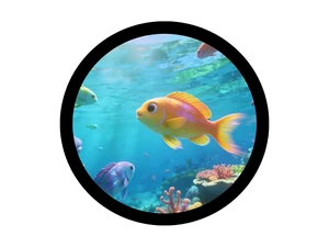 7inch HDMI Round Capacitive Touch Display, 1080 × 1080 Resolution, IPS Display Panel, 10-Point Touch, Optical Bonding Toughened Glass Panel 7inch HDMI Round Capacitive Touch Display, 1080 × 1080 Resolution, IPS Display Panel, 10-Point Touch, Optical Bonding Toughened Glass Panel