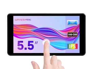 5.5inch 2K Capacitive Touch LCD Display Compatible with Raspberry Pi 4B/3B+/Pi 3B/Zero 2w/Zero w and CM4 Supports Windows 11/10/8.1/8/7 Comes with Case 5.5inch 2K Capacitive Touch LCD Display Compatible with Raspberry Pi 4B/3B+/Pi 3B/Zero 2w/Zero w and CM4 Supports Windows 11/10/8.1/8/7 Comes with Case