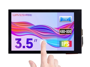 3.5inch IPS Capacitive Touch LCD Display, Compatible with Raspberry Pi 5/4B/3B/Zero/Zero W/Zero 2W/Pico/Pico W/Pico WH, 480×800, Adjustable Brightness 3.5inch IPS Capacitive Touch LCD Display, Compatible with Raspberry Pi 5/4B/3B/Zero/Zero W/Zero 2W/Pico/Pico W/Pico WH, 480×800, Adjustable Brightness