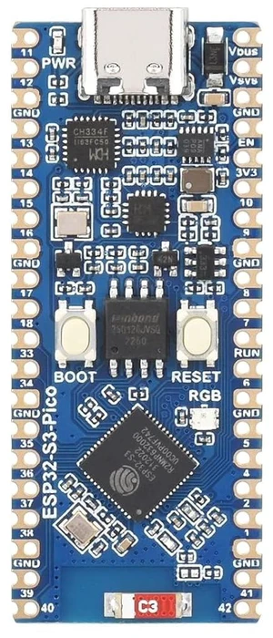 ESP32-S3 Microcontroller, 2.4 GHz Wi-Fi Development Board, Dual-Core Processor with Frequency Up to 240 MHz ESP32-S3 Microcontroller, 2.4 GHz Wi-Fi Development Board, Dual-Core Processor with Frequency Up to 240 MHz