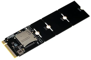 Micro SD Express to M.2 MKey PCIe3.0 x1 Adapter Card SDE7.2 Hard Drive Enclosure Compatible with NVMe 2230 2242 2260 2280 SSD Micro SD Express to M.2 MKey PCIe3.0 x1 Adapter Card SDE7.2 Hard Drive Enclosure Compatible with NVMe 2230 2242 2260 2280 SSD
