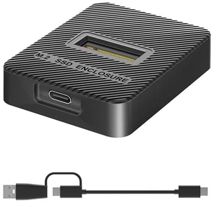 10Gbps USB C to M.2 MKey B+MKey SSD SSD Enclosure Vertical USB3.2 Reader 8TB Compatible with NVMe M.2 2230 2242 2260 2280 22110 SSD 10Gbps USB C to M.2 MKey B+MKey SSD SSD Enclosure Vertical USB3.2 Reader 8TB Compatible with NVMe M.2 2230 2242 2260 2280 22110 SSD