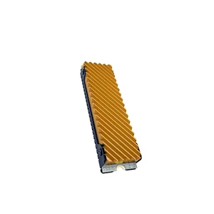 Aluminum M.2 2280 SSD Heatsink Passive Cooling Heat Sink with Thermal Pad Efficient Heat Dissipation (Golden) Aluminum M.2 2280 SSD Heatsink Passive Cooling Heat Sink with Thermal Pad Efficient Heat Dissipation (Golden)
