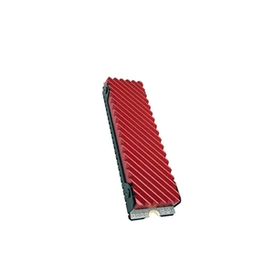 Aluminum M.2 2280 SSD Heatsink Passive Cooling Heat Sink with Thermal Pad Efficient Heat Dissipation (Red) Aluminum M.2 2280 SSD Heatsink Passive Cooling Heat Sink with Thermal Pad Efficient Heat Dissipation (Red)