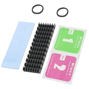 Upgraded Heatsink Cooler Heat Sink Cool Fin Thermal Conductive Adhesive for M.2 NGFF 2280 PCI-E NVME SSD 70 * 22mm Thickness 3/6mm (6mm, Black) Upgraded Heatsink Cooler Heat Sink Cool Fin Thermal Conductive Adhesive for M.2 NGFF 2280 PCI-E NVME SSD 70 * 22mm Thickness 3/6mm (6mm, Black)