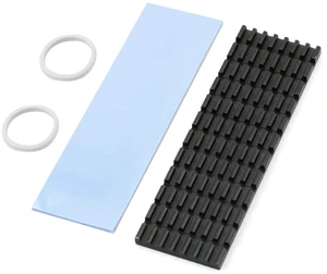 Upgraded Heatsink Cooler Heat Sink Cool Fin Thermal Conductive Adhesive for M.2 NGFF 2280 PCI-E NVME SSD 70 * 22mm Thickness 3/6mm (3mm, Black) Upgraded Heatsink Cooler Heat Sink Cool Fin Thermal Conductive Adhesive for M.2 NGFF 2280 PCI-E NVME SSD 70 * 22mm Thickness 3/6mm (3mm, Black)