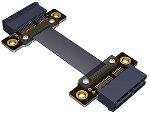 PCIe 3.0 36PIN 1X to PCIe 1X Extension Cable 20cm PCI-E X1 PCI Express Riser Card Gen3 8Gbps Graphic WLAN Extender Ribbon Cable M-M/F-F (Female to Female) PCIe 3.0 36PIN 1X to PCIe 1X Extension Cable 20cm PCI-E X1 PCI Express Riser Card Gen3 8Gbps Graphic WLAN Extender Ribbon Cable M-M/F-F (Female to Female)