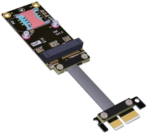 PCI Express 3.0 x1 to Mini PCIe Adapter Riser Card Extension Cable Extender Adapter Extension Cable PCIe Mpcie R16SF (15CM) PCI Express 3.0 x1 to Mini PCIe Adapter Riser Card Extension Cable Extender Adapter Extension Cable PCIe Mpcie R16SF (15CM)