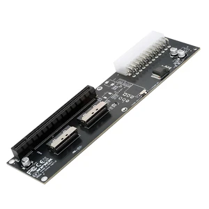Dual Mini Cool Edge IO SFF-TA-1016 MCIO 8X to PCI-E 5.0 PCI-Express 16X VROC Adapter for Mainboard Graphics Card Dual Mini Cool Edge IO SFF-TA-1016 MCIO 8X to PCI-E 5.0 PCI-Express 16X VROC Adapter for Mainboard Graphics Card