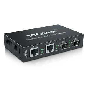 4-Port Gigabit Ethernet Fiber Switch, with Two SFP Slots (1000M), Without Transceiver 4-Port Gigabit Ethernet Fiber Switch, with Two SFP Slots (1000M), Without Transceiver