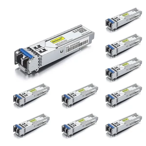 1000Base-LX Gigabit SFP LC SingleMode Transceiver Module for Cisco GLC-LH-SMD, Meraki MA-SFP-1GB-LX10, Ubiquiti UniFi, Fortinet, Mikrotik, TP-Link TL-SM311LS, 1310nm, DDM, 10km, Pack of 10 1000Base-LX Gigabit SFP LC SingleMode Transceiver Module for Cisco GLC-LH-SMD, Meraki MA-SFP-1GB-LX10, Ubiquiti UniFi, Fortinet, Mikrotik, TP-Link TL-SM311LS, 1310nm, DDM, 10km, Pack of 10