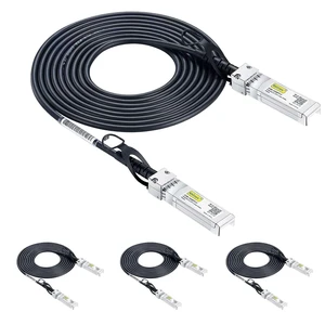 SFP+ DAC Twinax Cable - 10GBASE-CU Passive Direct Attach Copper SFP Cable for Cisco SFP-H10GB-CU7M, Ubiquiti UniFi UC-DAC-SFP+, Meraki, Fortinet, D-Link, 26AWG, 7-Meter(23ft), 4-Pack SFP+ DAC Twinax Cable - 10GBASE-CU Passive Direct Attach Copper SFP Cable for Cisco SFP-H10GB-CU7M, Ubiquiti UniFi UC-DAC-SFP+, Meraki, Fortinet, D-Link, 26AWG, 7-Meter(23ft), 4-Pack