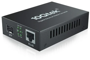 Gigabit Ethernet Media Converter, Open SFP Fiber to Ethernet RJ45 Converter for 10/100/1000Base-Tx to SFP(SFP Slot Without Module), UL Certified Gigabit Ethernet Media Converter, Open SFP Fiber to Ethernet RJ45 Converter for 10/100/1000Base-Tx to SFP(SFP Slot Without Module), UL Certified