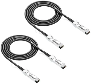 40G QSFP+ DAC Cable - 40GBASE-CR4 Passive Direct Attach Copper Twinax QSFP Cable for Cisco QSFP-H40G-CU1M, Meraki MA-CBL-40G-1M, Supermicro, Mikrotik, Open Switch Devices,1-Meter(3.3ft), 2-Pack 40G QSFP+ DAC Cable - 40GBASE-CR4 Passive Direct Attach Copper Twinax QSFP Cable for Cisco QSFP-H40G-CU1M, Meraki MA-CBL-40G-1M, Supermicro, Mikrotik, Open Switch Devices,1-Meter(3.3ft), 2-Pack