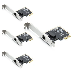 Gigabit PCIe RJ45 LAN Network Card with Realtek RTL8111H, 4-Pack Gigabit PCIe RJ45 LAN Network Card with Realtek RTL8111H, 4-Pack