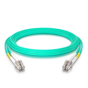 Fiber Patch Cable - 10Gb/Gigabit Multi-Mode Jumper Duplex 50/125m LSZH Fiber Optic Cord for SFP Transceiver, Aqua, 6-Meter(19.7ft) Fiber Patch Cable - 10Gb/Gigabit Multi-Mode Jumper Duplex 50/125m LSZH Fiber Optic Cord for SFP Transceiver, Aqua, 6-Meter(19.7ft)