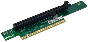PCIe x16 Riser Card, 270-Degree R-Angle Riser Adapter Card for 1U 2U, Compatible with Supermicro Riser Card RSC-RR1U-E16 PCIe x16 Riser Card, 270-Degree R-Angle Riser Adapter Card for 1U 2U, Compatible with Supermicro Riser Card RSC-RR1U-E16
