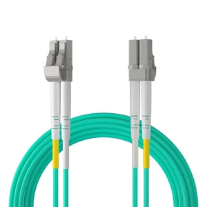 Fiber Patch Cable - LC to LC OM3 10Gb/Gigabit Multi-Mode Jumper Duplex 50/125m LSZH Fiber Optic Cord for SFP Transceiver, Aque, 7-Meter(23ft) Fiber Patch Cable - LC to LC OM3 10Gb/Gigabit Multi-Mode Jumper Duplex 50/125m LSZH Fiber Optic Cord for SFP Transceiver, Aque, 7-Meter(23ft)