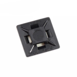 Self Adhesive Cable Tie Mounts - 3M Strongly Adhesive-Backed Zip Tie Base Holders for Home, Office Cable Wire Management(21mm x 21mm, Black, 100pack) Self Adhesive Cable Tie Mounts - 3M Strongly Adhesive-Backed Zip Tie Base Holders for Home, Office Cable Wire Management(21mm x 21mm, Black, 100pack)