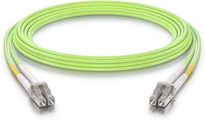 Fiber Patch Cable - 10Gb/Gigabit Multi-Mode Jumper Duplex 50/125m LSZH Fiber Optic Cord for SFP Transceiver, Green, 0.3-Meter(1-ft) Fiber Patch Cable - 10Gb/Gigabit Multi-Mode Jumper Duplex 50/125m LSZH Fiber Optic Cord for SFP Transceiver, Green, 0.3-Meter(1-ft)