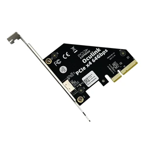 PCIe4.0 X4 to Oculink (SFF-8612 4i) Adapter, for eGPU & NVMe SSD, Applicable to Windows Server/Windows/Linux/VMwareESX/ESXi/Freebsd/Centos/Ubuntu System PCIe4.0 X4 to Oculink (SFF-8612 4i) Adapter, for eGPU & NVMe SSD, Applicable to Windows Server/Windows/Linux/VMwareESX/ESXi/Freebsd/Centos/Ubuntu System